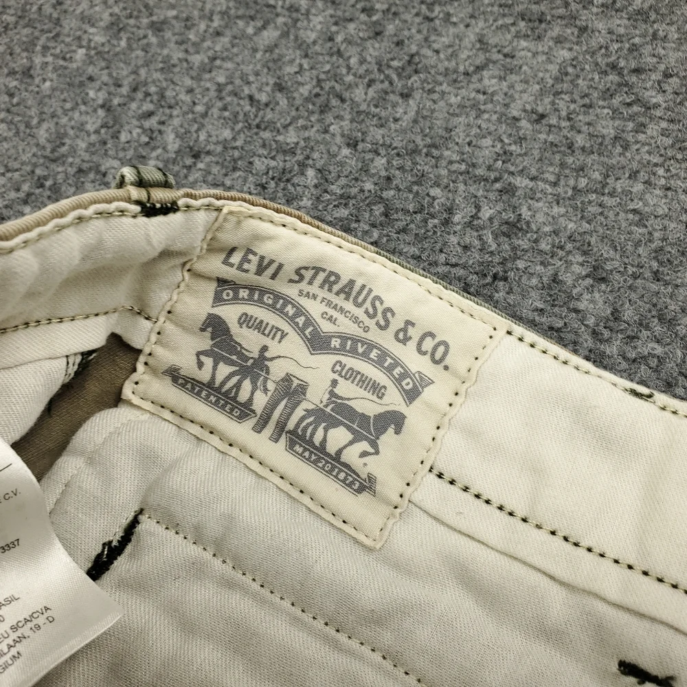 Levis Camo Cargo Shorts Mens 42 Loose Fit Baggy Y2K Military Utility Camouflage - Picture 6 of 12